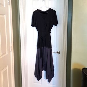 Simply Vera Black and Gray dress, size L